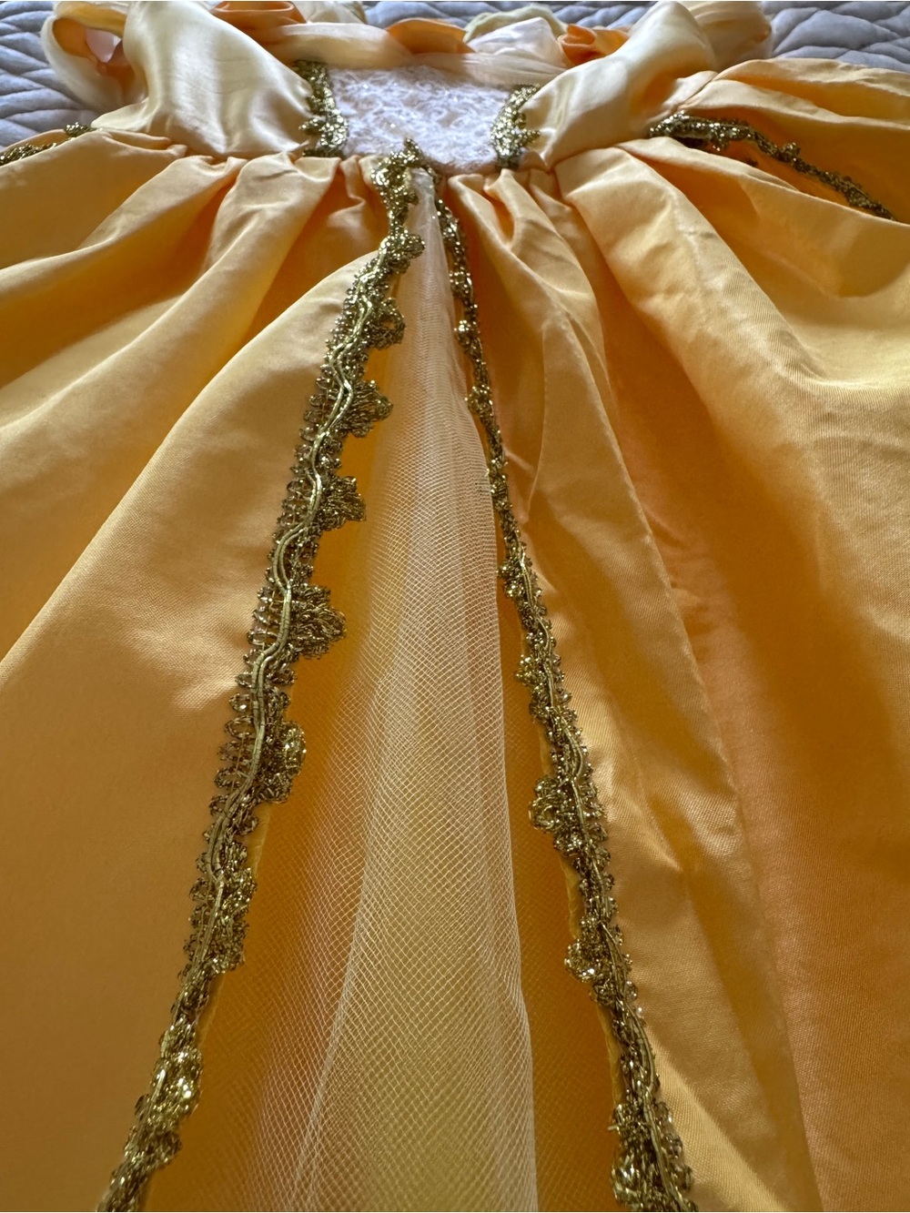 Princess Belle Yellow Dress Kids Size 10–12 150 cm - Picture 12 of 17